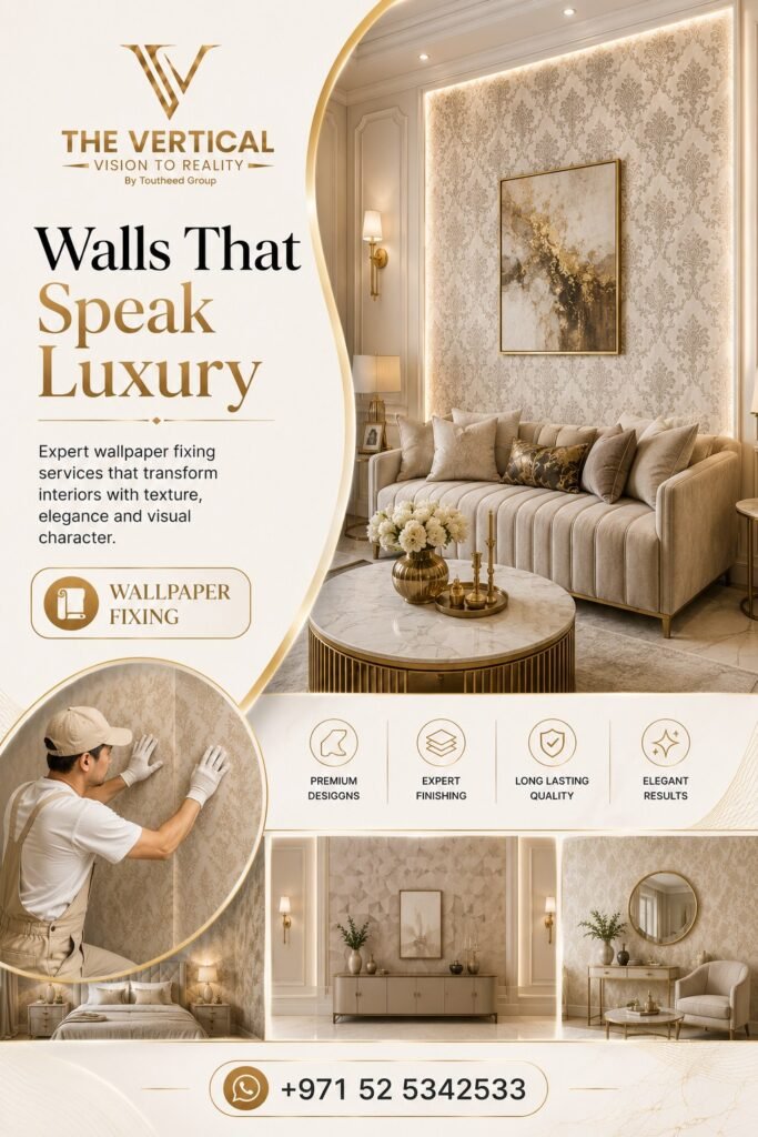 Wallpaper Installation Dubai | Expert Wall Covering Services