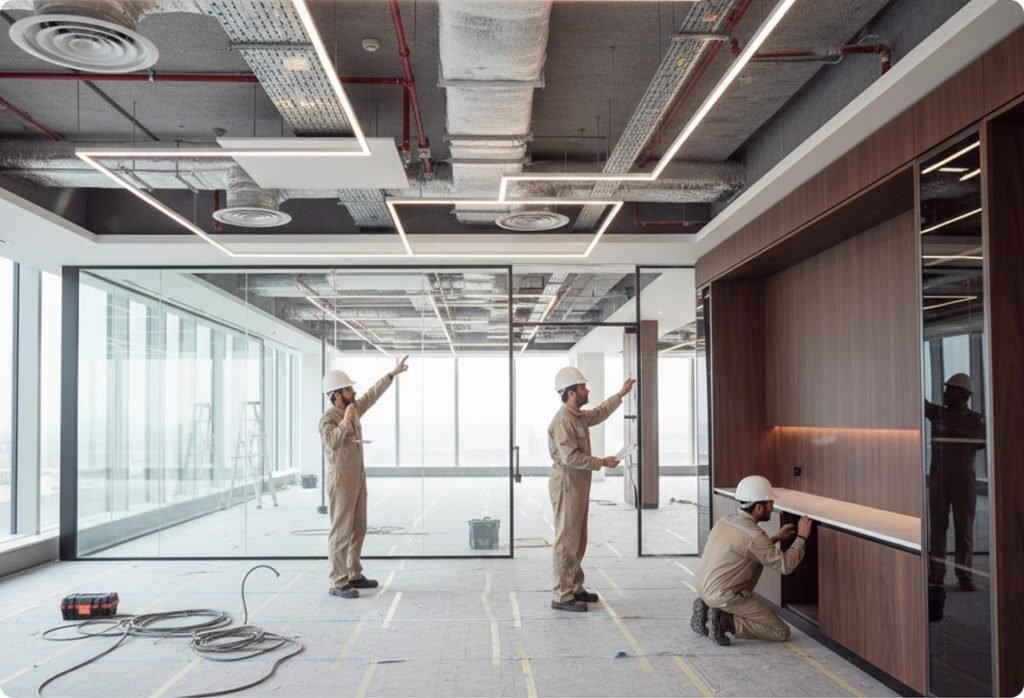 Professional interior fit out Dubai services for offices, villas & commercial spaces. Custom designs, high-quality finishes.
