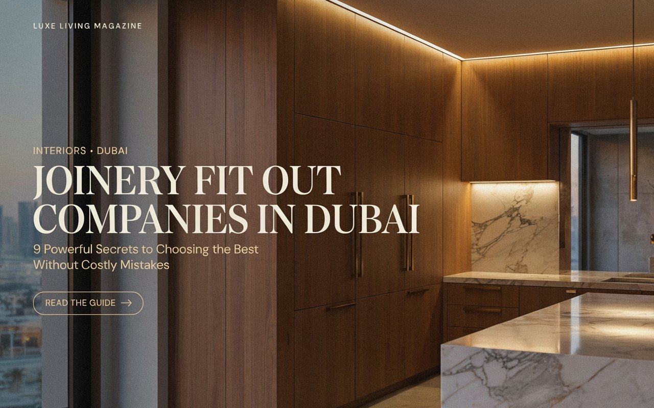 Joinery Fit Out Companies in Dubai: 7 Powerful Secrets to Avoid Costly Mistakes