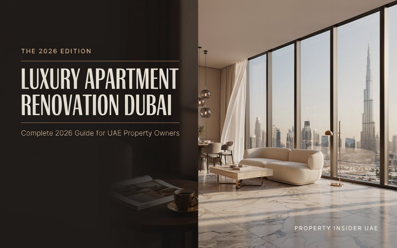 Luxury apartment renovation dubai: Complete 2026 Guide for UAE Property Owners
